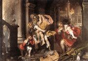 BAROCCI, Federico Fiori Aeneas' Flight from Troy oil painting reproduction